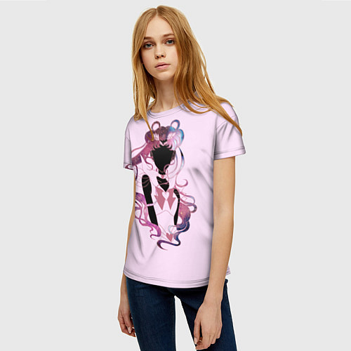 Женская футболка Космическая Сейлор Мун / 3D-принт – фото 3