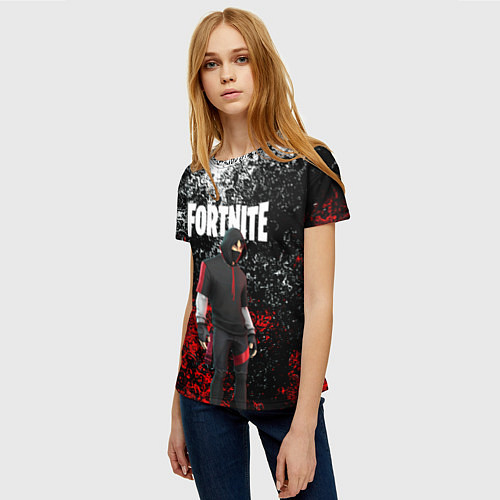 Женская футболка IKONIK FORTNITE / 3D-принт – фото 3