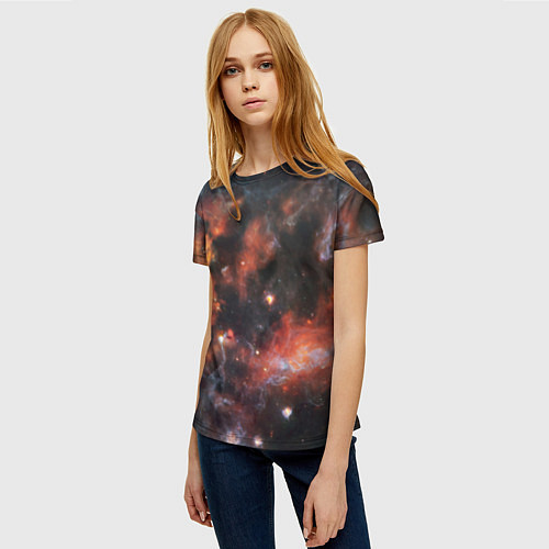 Женская футболка Гигантская Вселенная S / 3D-принт – фото 3