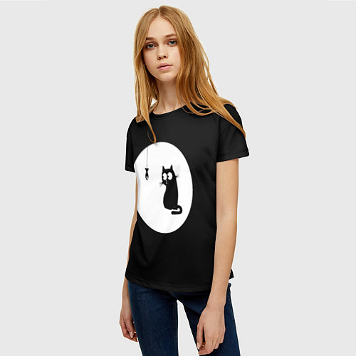 Женская футболка Ночная охота / 3D-принт – фото 3