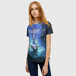 Футболка женская Little Nightmares 2, цвет: 3D-принт — фото 2