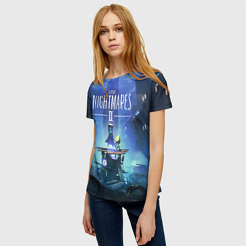 Женская футболка Little Nightmares 2 / 3D-принт – фото 3