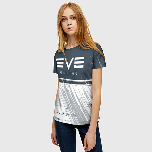 Женская футболка EVE ONLINE ИВ ОНЛАЙН / 3D-принт – фото 3