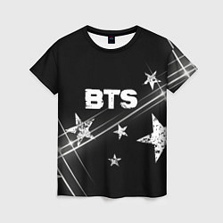 Футболка женская BTS бойбенд Stars, цвет: 3D-принт