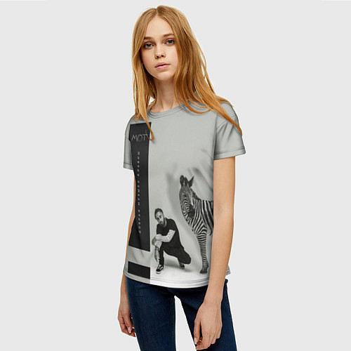 Женская футболка МОТ / 3D-принт – фото 3