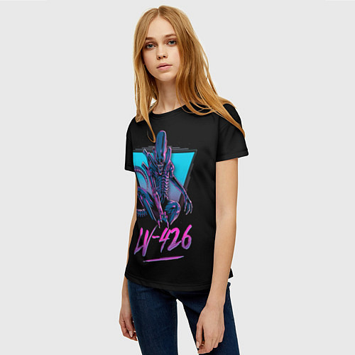 Женская футболка Чужой 426 / 3D-принт – фото 3