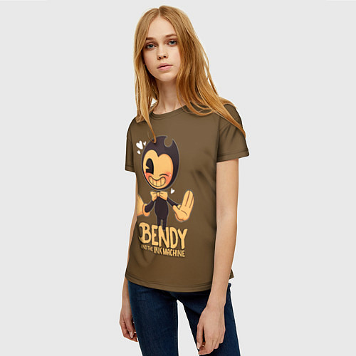 Женская футболка Bendy And The Ink Machine / 3D-принт – фото 3