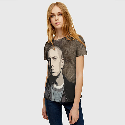 Женская футболка EMIN?M / 3D-принт – фото 3