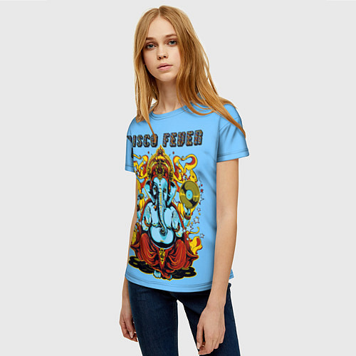 Женская футболка Дискотека фойер / 3D-принт – фото 3