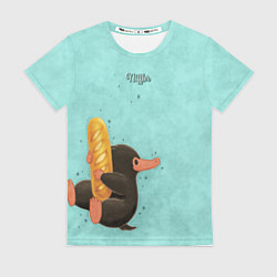 Футболка женская Niffler with Loaf, цвет: 3D-принт