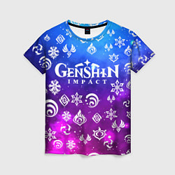Футболка женская GENSHIN IMPACT, цвет: 3D-принт