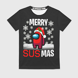 Футболка женская Merry Sus Mas, цвет: 3D-принт