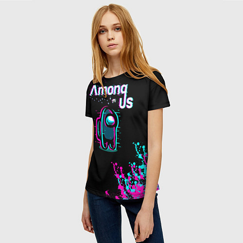 Женская футболка Among Us / 3D-принт – фото 3