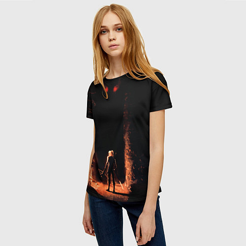 Женская футболка Ведьмак / 3D-принт – фото 3
