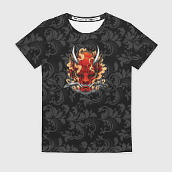 Футболка женская Самурай, цвет: 3D-принт