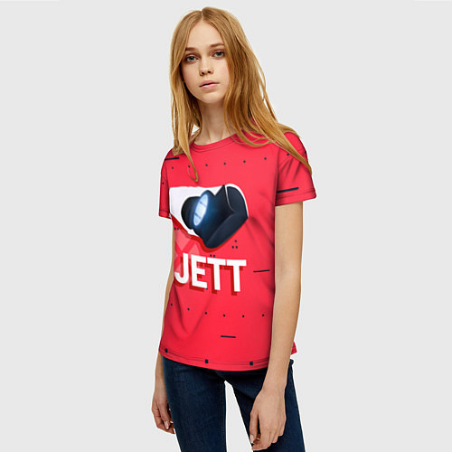 Женская футболка Jett / 3D-принт – фото 3