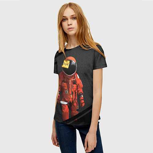 Женская футболка AMONG US - Реалистичный / 3D-принт – фото 3