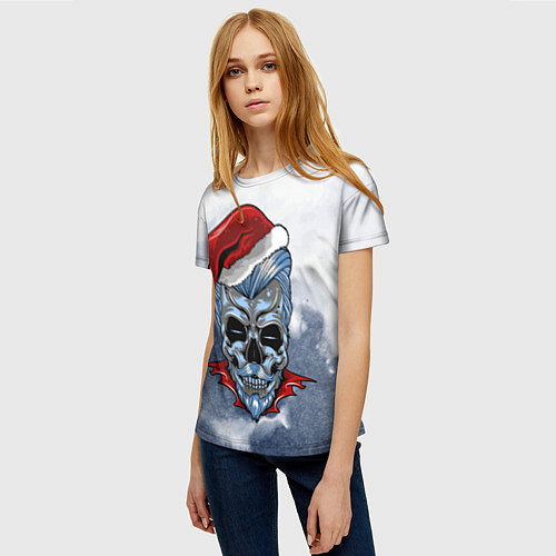 Женская футболка Сантус Вампирус / 3D-принт – фото 3