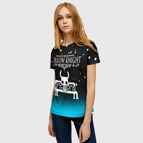 Женская футболка HOLLOW KNIGHT / 3D-принт – фото 3