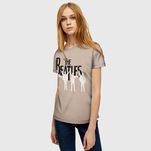 Женская футболка The Beatles / 3D-принт – фото 3