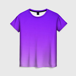 Футболка женская Фиолетовый космос, цвет: 3D-принт