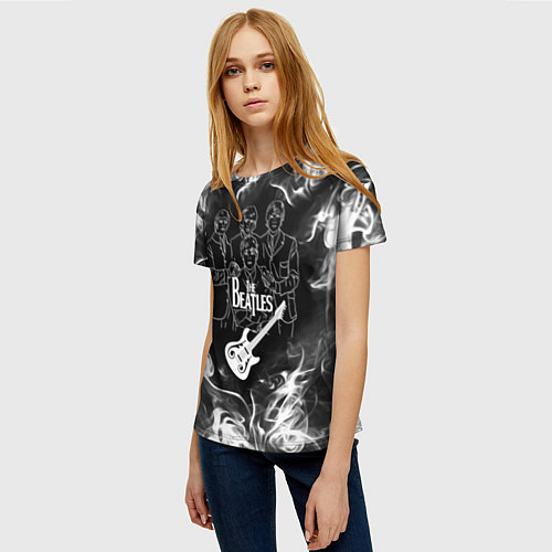 Женская футболка The Beatles / 3D-принт – фото 3