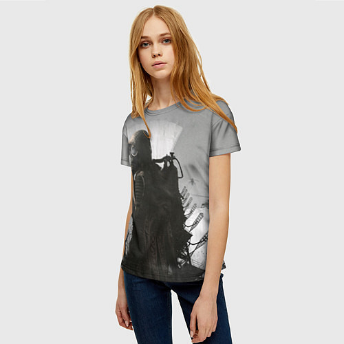 Женская футболка Stalker / 3D-принт – фото 3