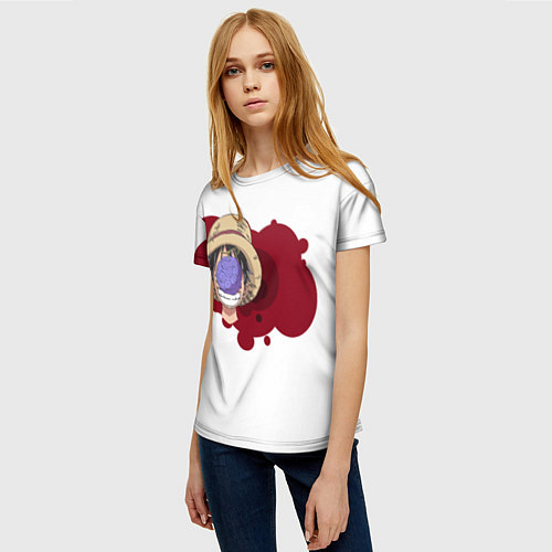 Женская футболка Луффи / 3D-принт – фото 3