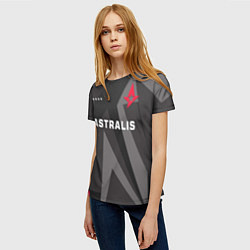 Футболка женская Astralis Jersey Pro 202122, цвет: 3D-принт — фото 2