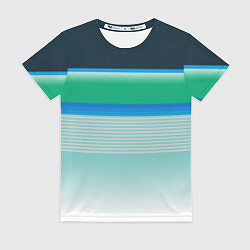 Футболка женская Sea color, цвет: 3D-принт