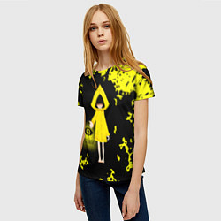 Футболка женская Little NightmaresШестая, цвет: 3D-принт — фото 2