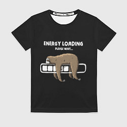 Футболка женская ENERGY LOADING, цвет: 3D-принт