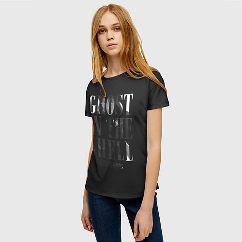 Женская футболка Призрак в доспехах / 3D-принт – фото 3