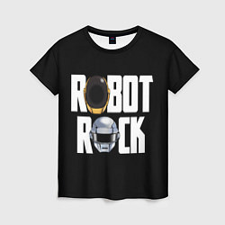 Футболка женская Robot Rock, цвет: 3D-принт