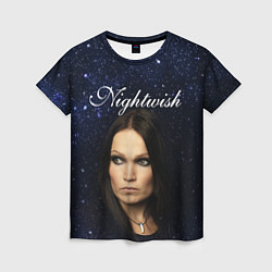 Футболка женская Nightwish Tarja Turunen Z, цвет: 3D-принт