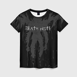 Женская футболка DEATH NOTE ТЕТРАДЬ СМЕРТИ
