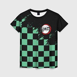 Футболка женская TANJIRO KAMADO ТАНДЖИРО, цвет: 3D-принт