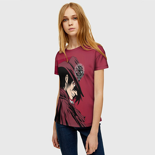 Женская футболка Алукард / 3D-принт – фото 3