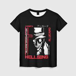 Футболка женская Hellsing, цвет: 3D-принт