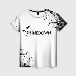 Футболка женская Shinedown, цвет: 3D-принт