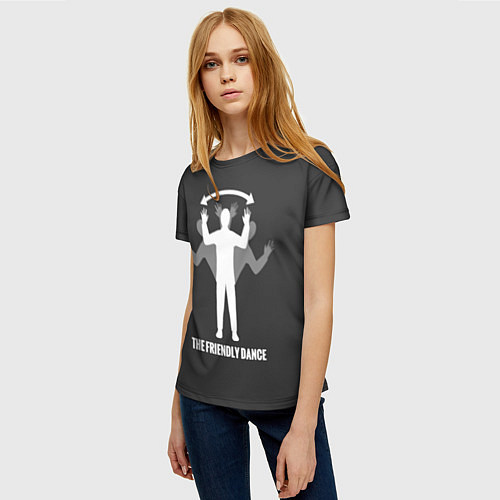 Женская футболка Френдли DayZ / 3D-принт – фото 3