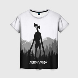 Футболка женская SIREN HEAD DARK FOREST, цвет: 3D-принт