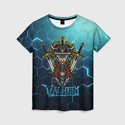 Футболка женская Valheim Neon Samurai, цвет: 3D-принт