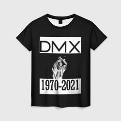 Футболка женская DMX 1970-2021, цвет: 3D-принт