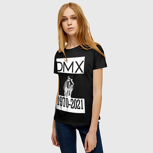 Женская футболка DMX 1970-2021 / 3D-принт – фото 3