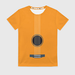 Футболка женская ГИТАРА, цвет: 3D-принт