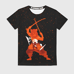 Футболка женская Иноске Хашибира Kimetsu no Yaiba, цвет: 3D-принт