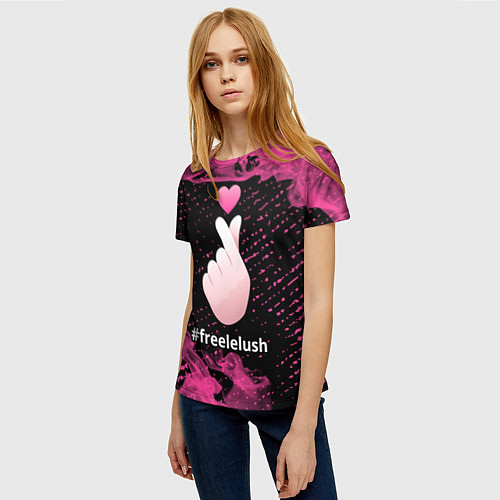 Женская футболка Свободу Лелушу - Пламя / 3D-принт – фото 3