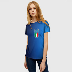 Футболка женская Сборная Италии цвета 3D-принт — фото 2