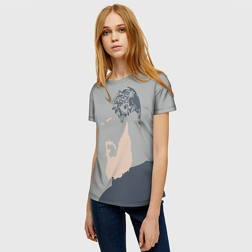 Женская футболка Рагнар Лодброк / 3D-принт – фото 3